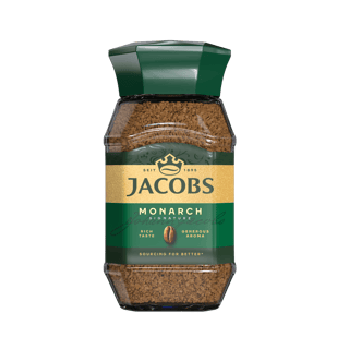 Jacobs Pure Reignite Monarch Instant 200g Jar NR 18720 Black OFFICIAL